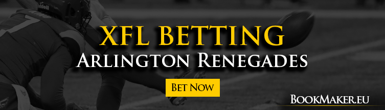 Arlington Renegades XFL Online Betting